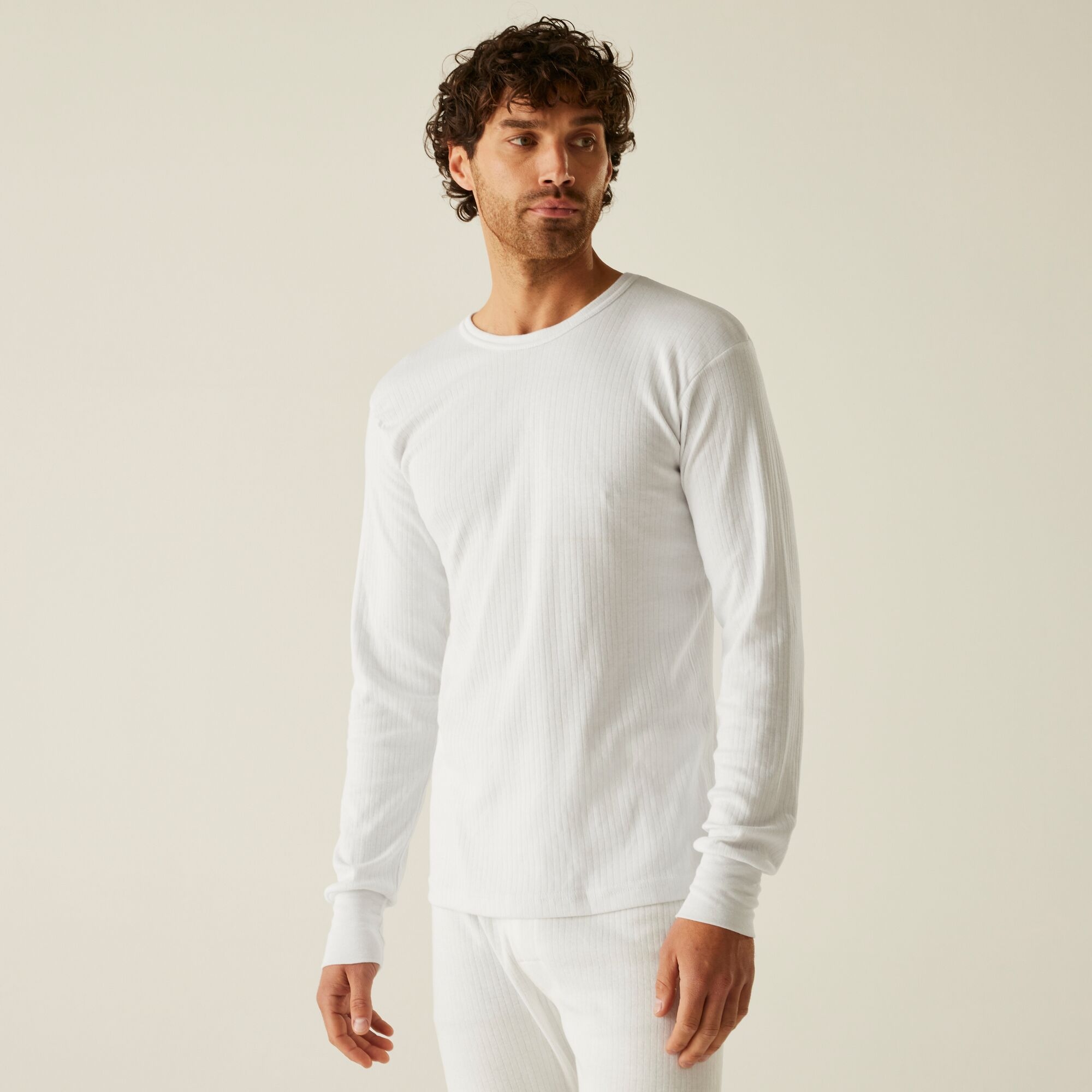 Regatta Professional Men's Winter Long Sleeve Thermal Vest - White Extra Small