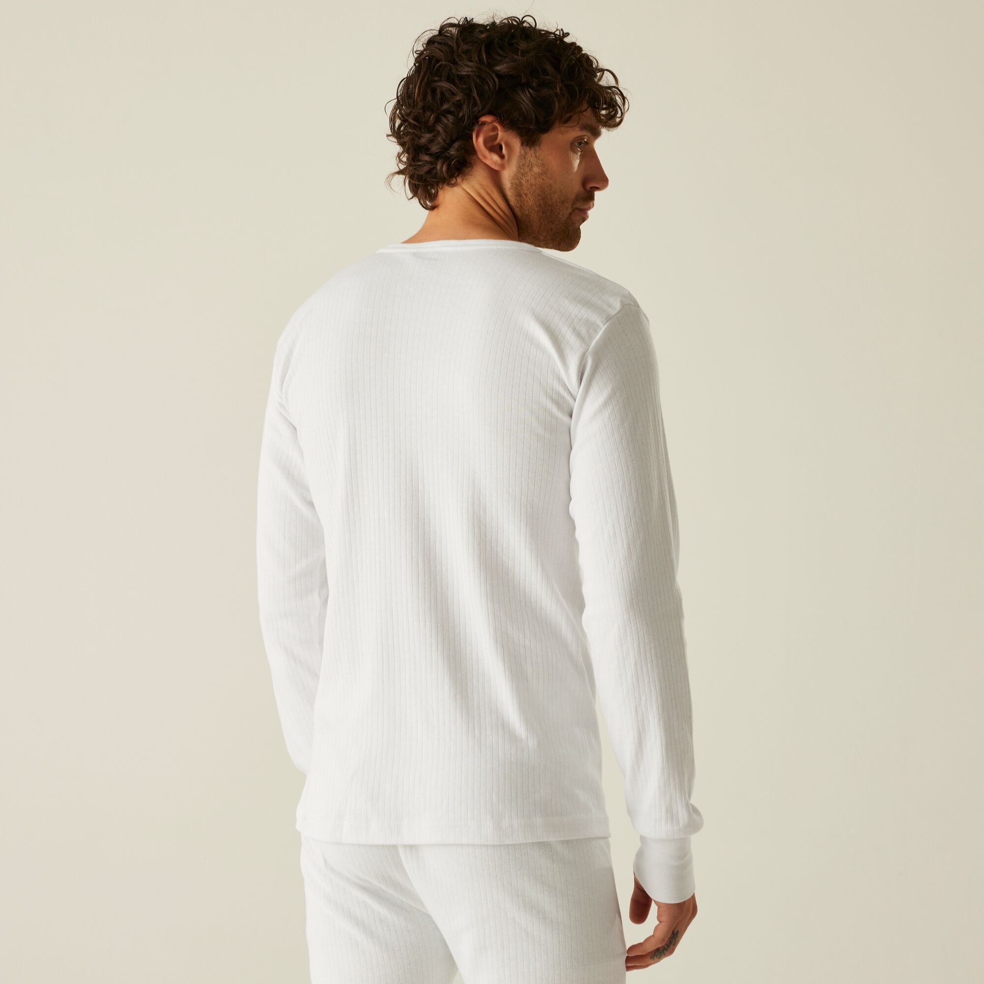 Regatta Professional Regatta Professional Męska koszulka z długim rękawem Thermal Biały