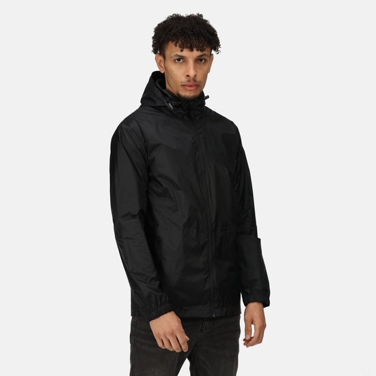 Men's Pro Packaway Breathable Waterproof Jacket Black