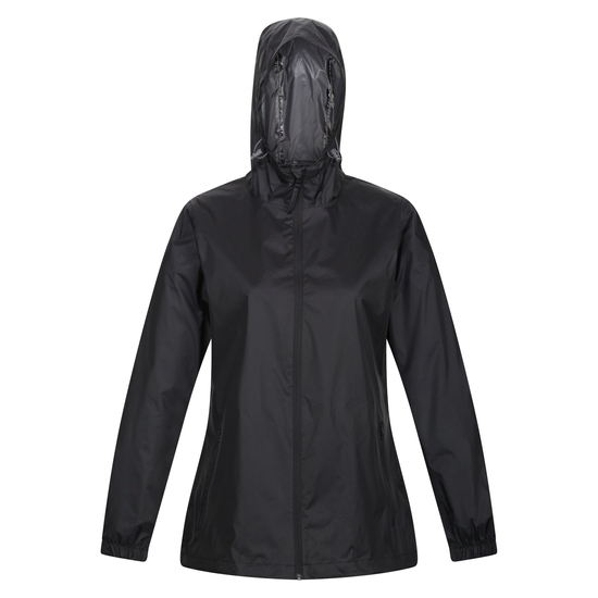 Women's Packaway Waterproof Jacket Black