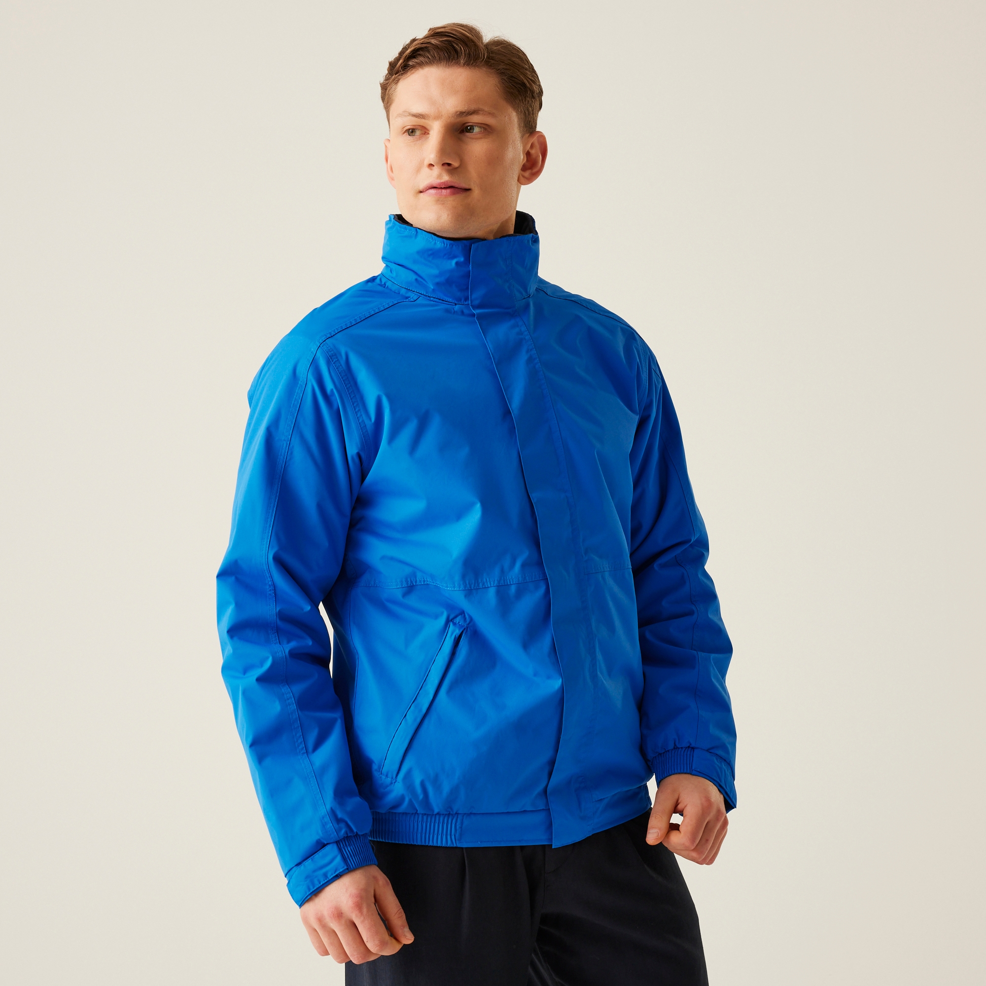 Regatta Professional Waterproof Dover Fleece Lined Insulated Bomber Jacket Size: 4XL Men's Blue