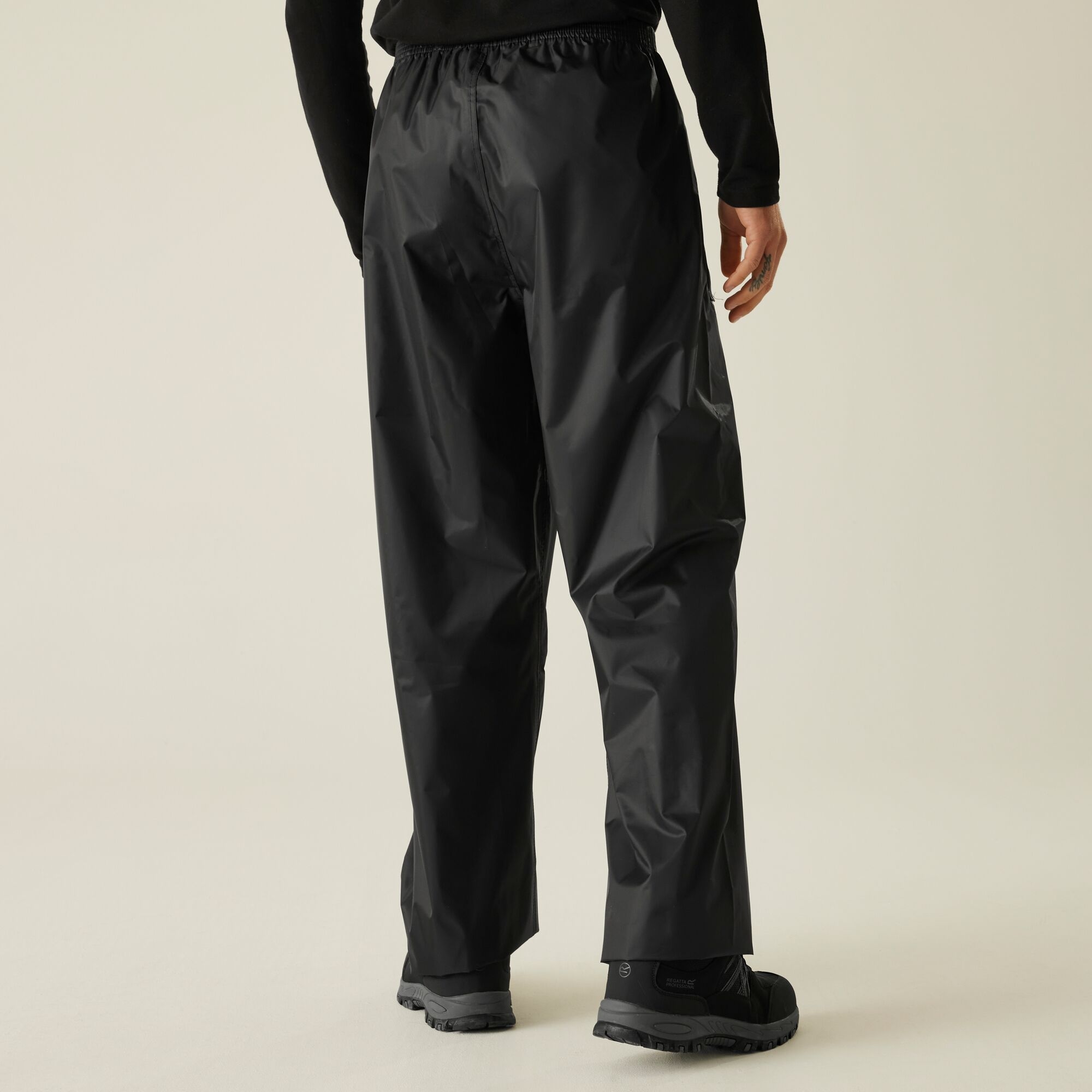 Regatta Professional   Męskie spodnie przeciwdeszczowe Pro Stormbreak Czarny