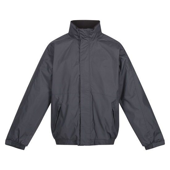 Men's Eco Dover Waterproof Insulated Jacket Seal Grey Black
