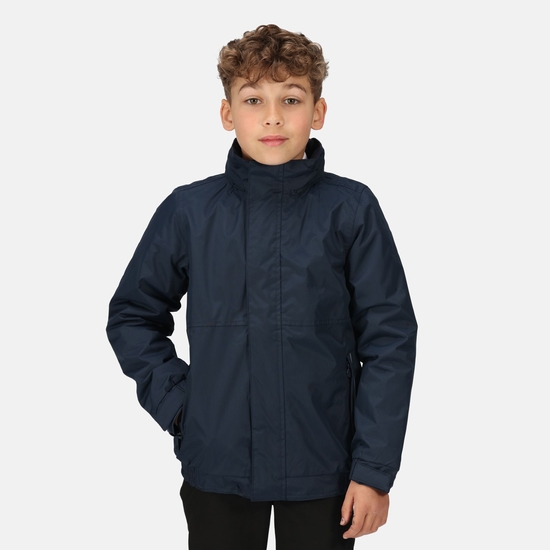 Kids' Dover Fleece Lined Waterproof Insulated Jacket Navy
