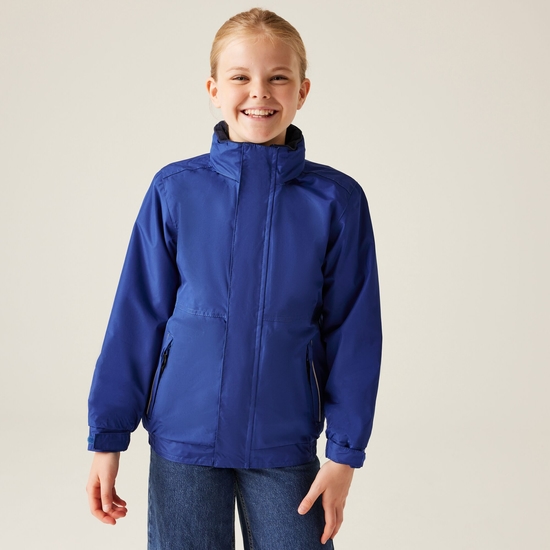 Kids' Dover Fleece Lined Waterproof Insulated Jacket Royal Blue Navy