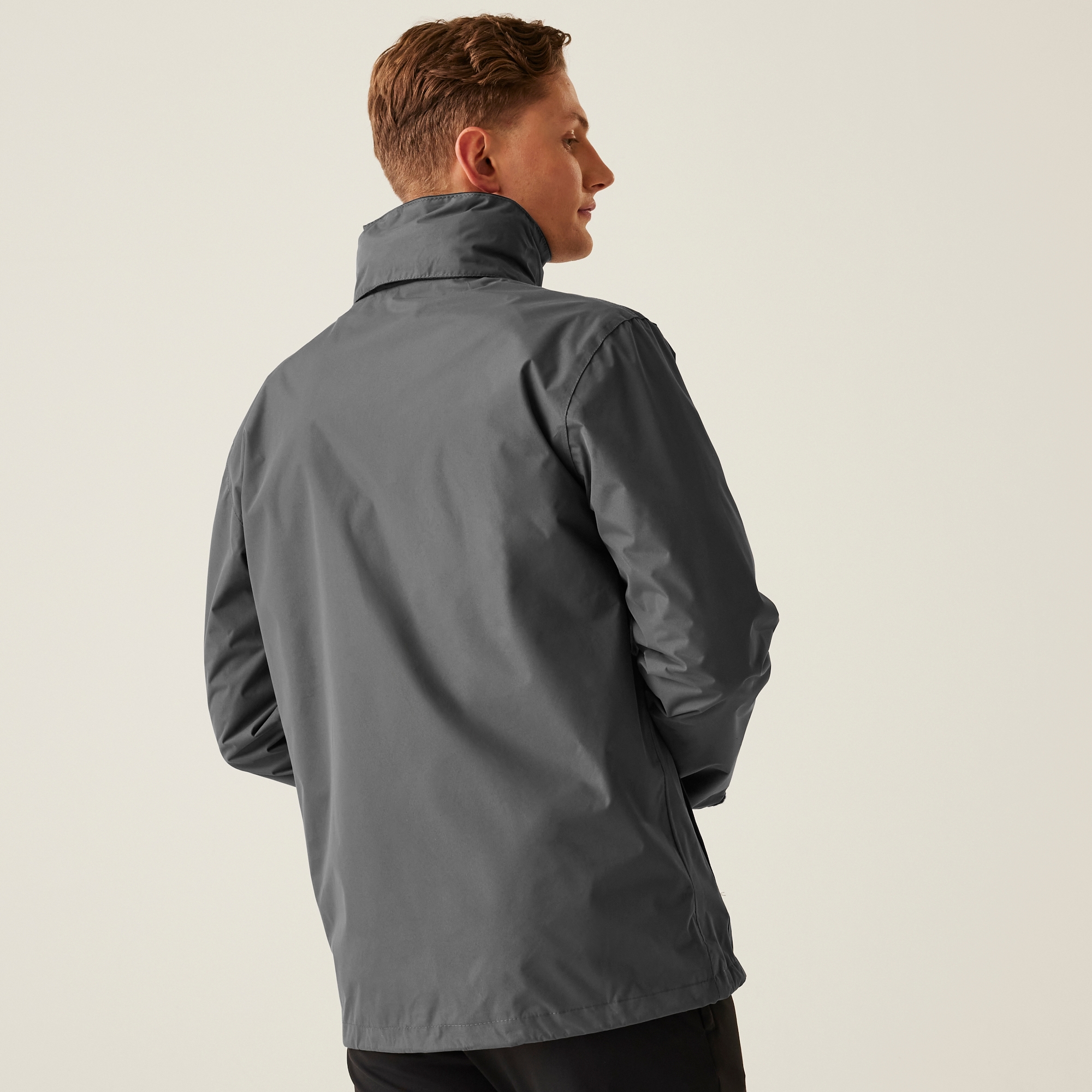 Męska kurtka przeciwdeszczowa Ardmore Szary