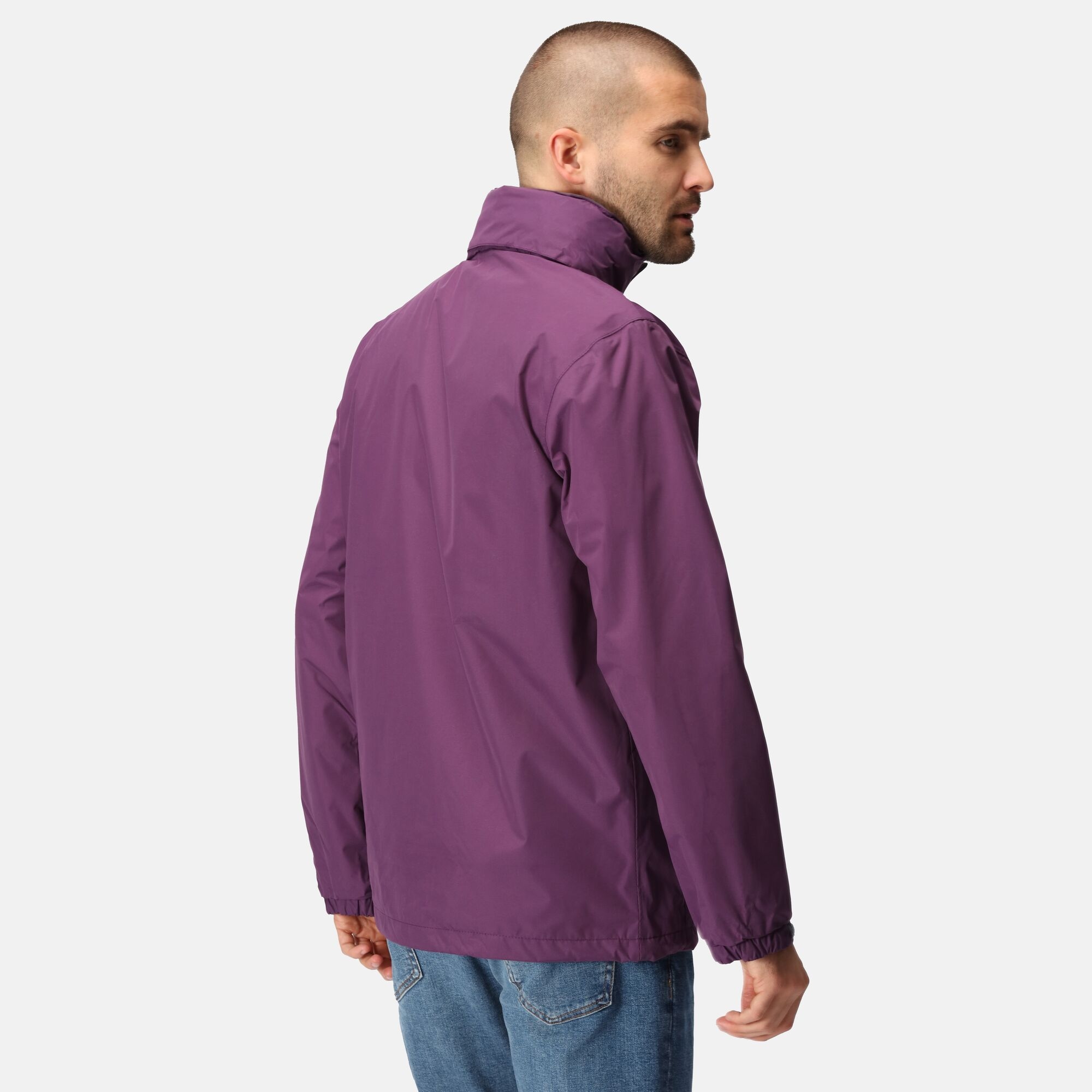 Regatta Professional Men's Waterproof Ardmore Shell Jacket Majestic Purple Seal Grey, Size: S