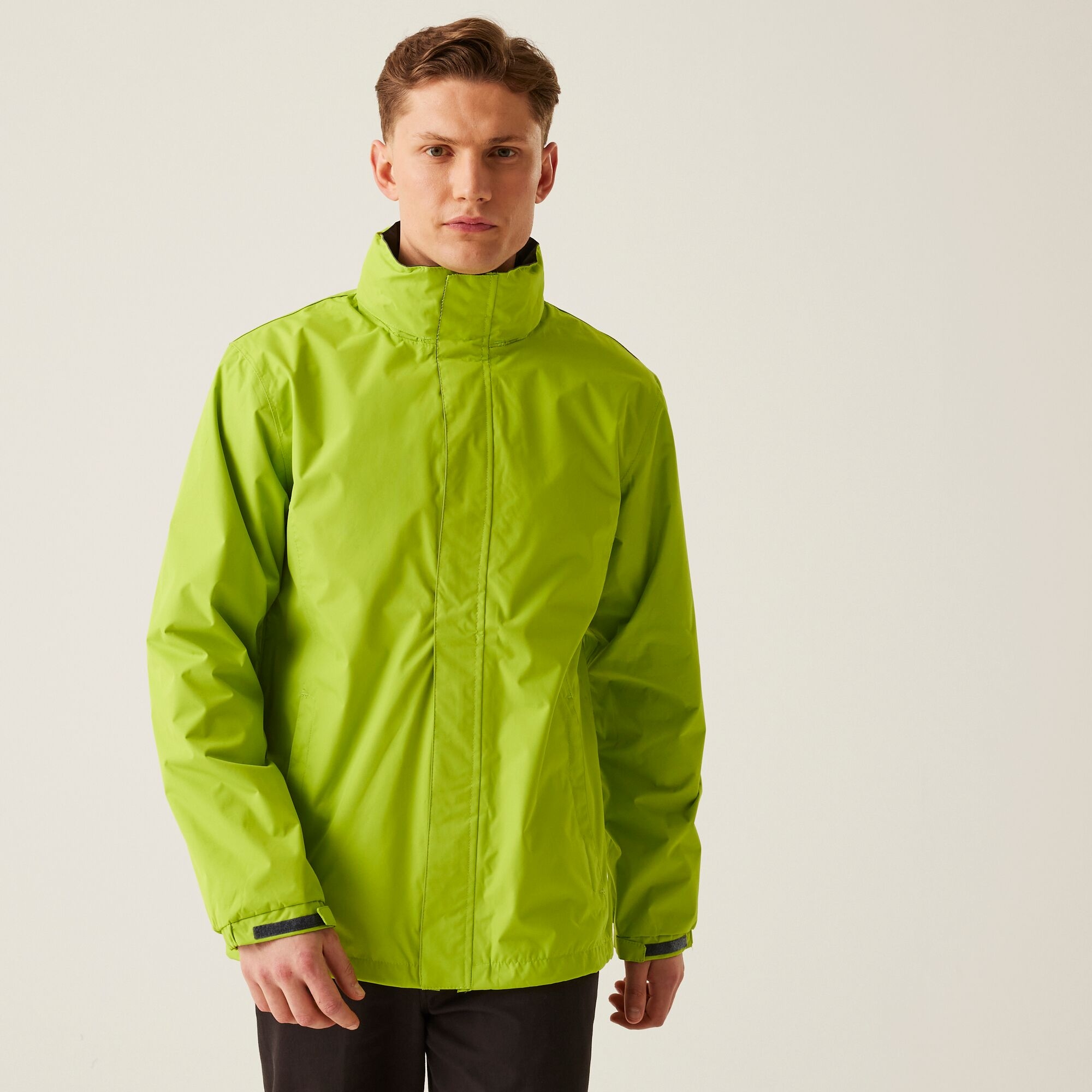 Regatta Professional Men's Waterproof Ardmore Shell Jacket Key Lime Seal Grey, Size: XXL
