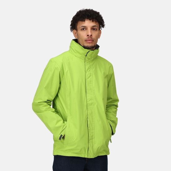 Men's Ardmore Waterproof Jacket Key Lime Seal Grey