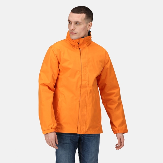 Men's Ardmore Shell Jacket Sun Orange Seal Grey