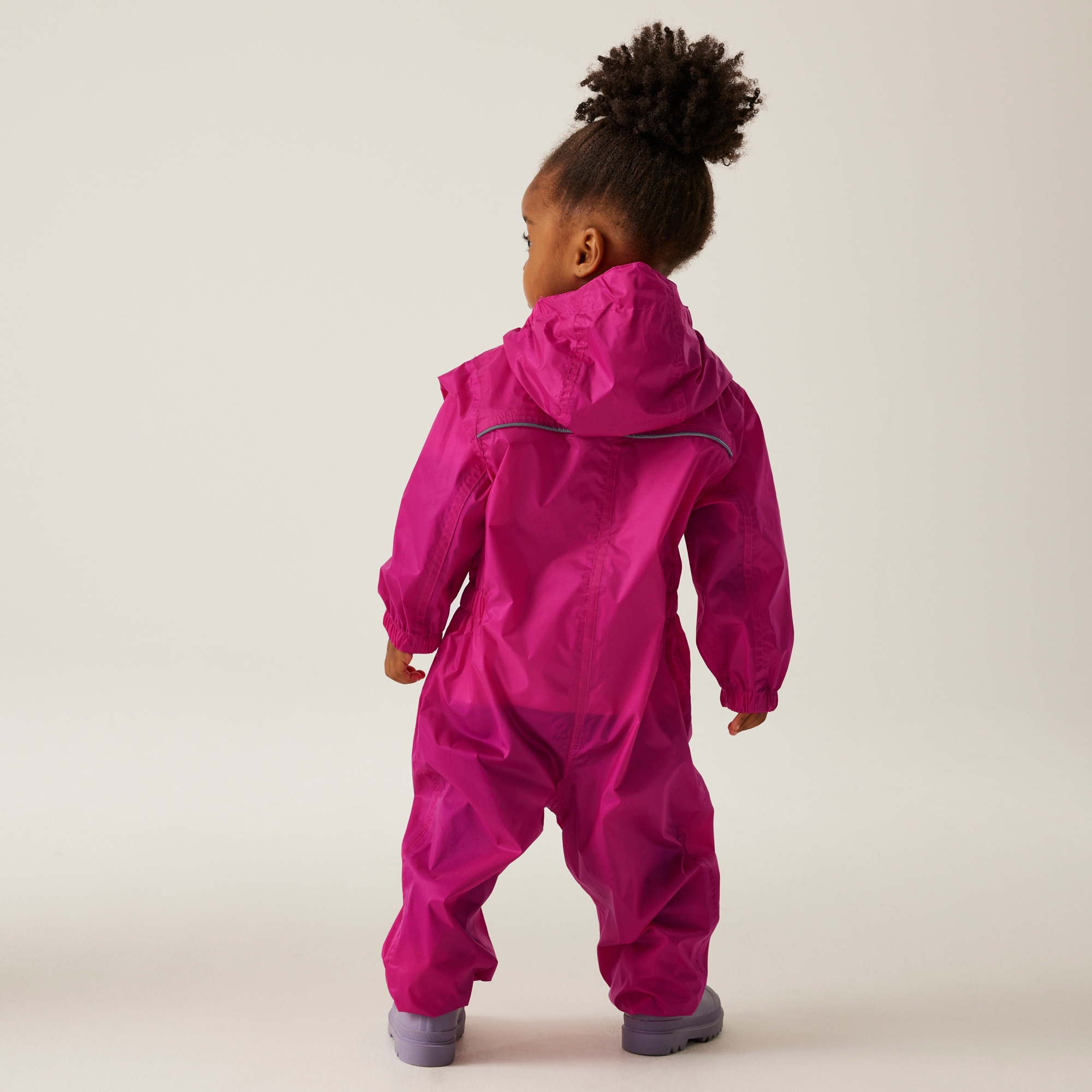 Regatta Professional Dziecięcy kombinezon przeciwdeszczowy Paddle Różowy