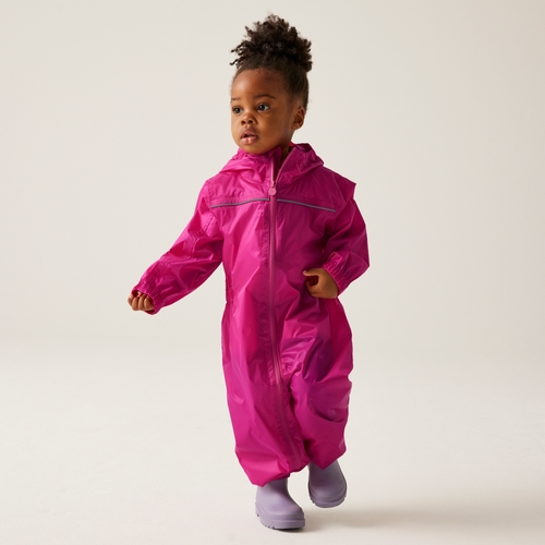 Kids Puddle IV Waterproof Puddle Suit Navy Regatta UK
