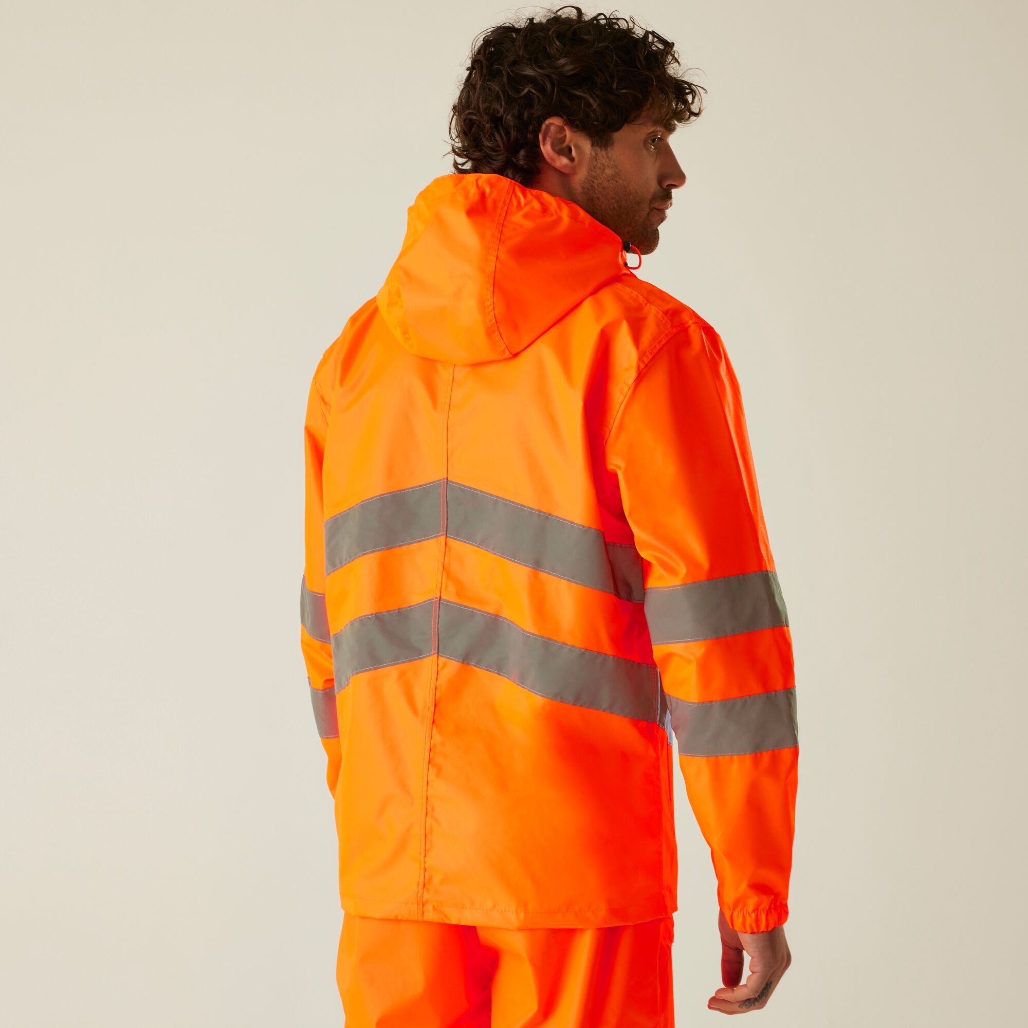 Regatta Professional  Męska wodoodporna kurtka ochronna  doblaskowa Pomarańczowy