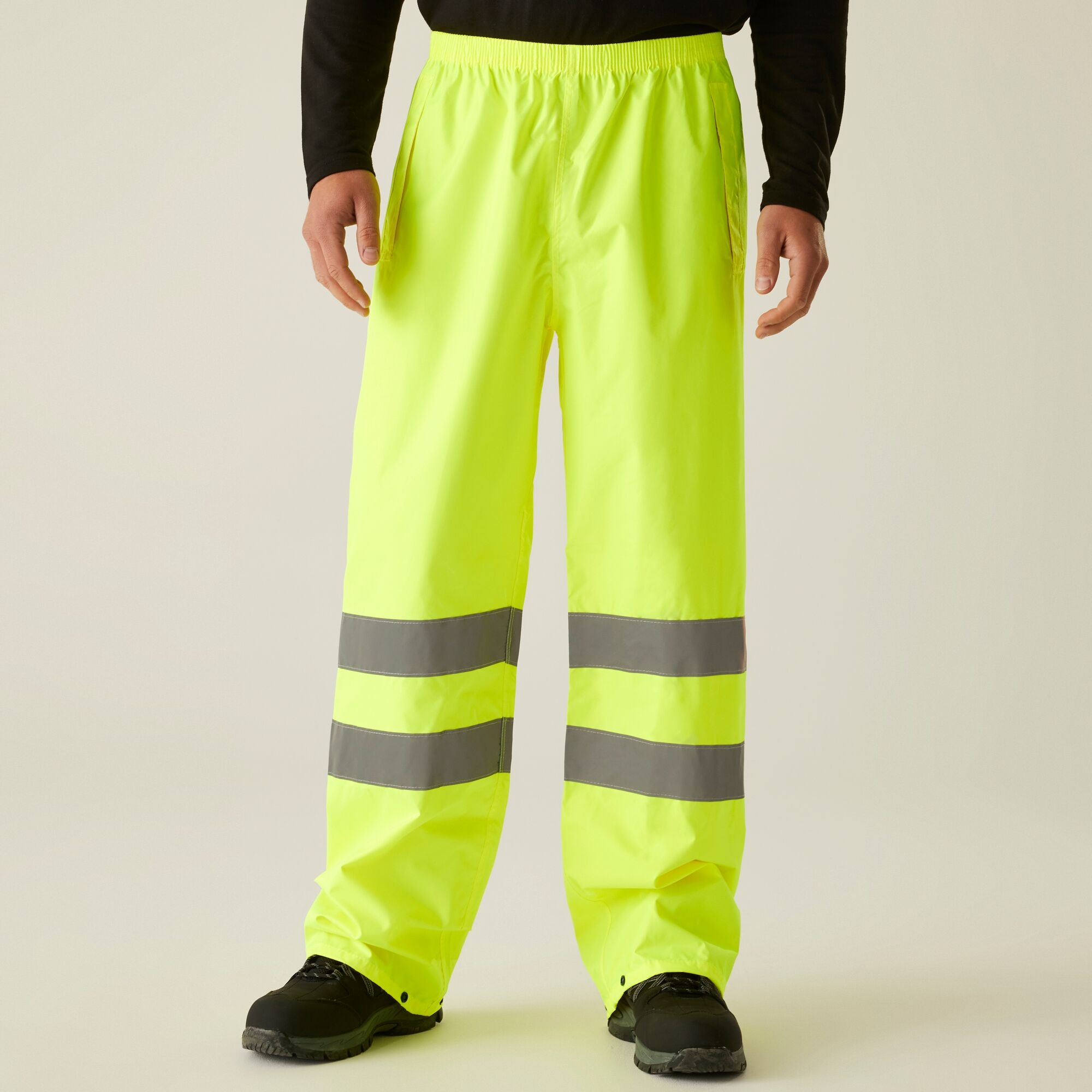 Regatta Professional Hi-Vs Pro Packaway Trousers - Yellow Xxl Regular