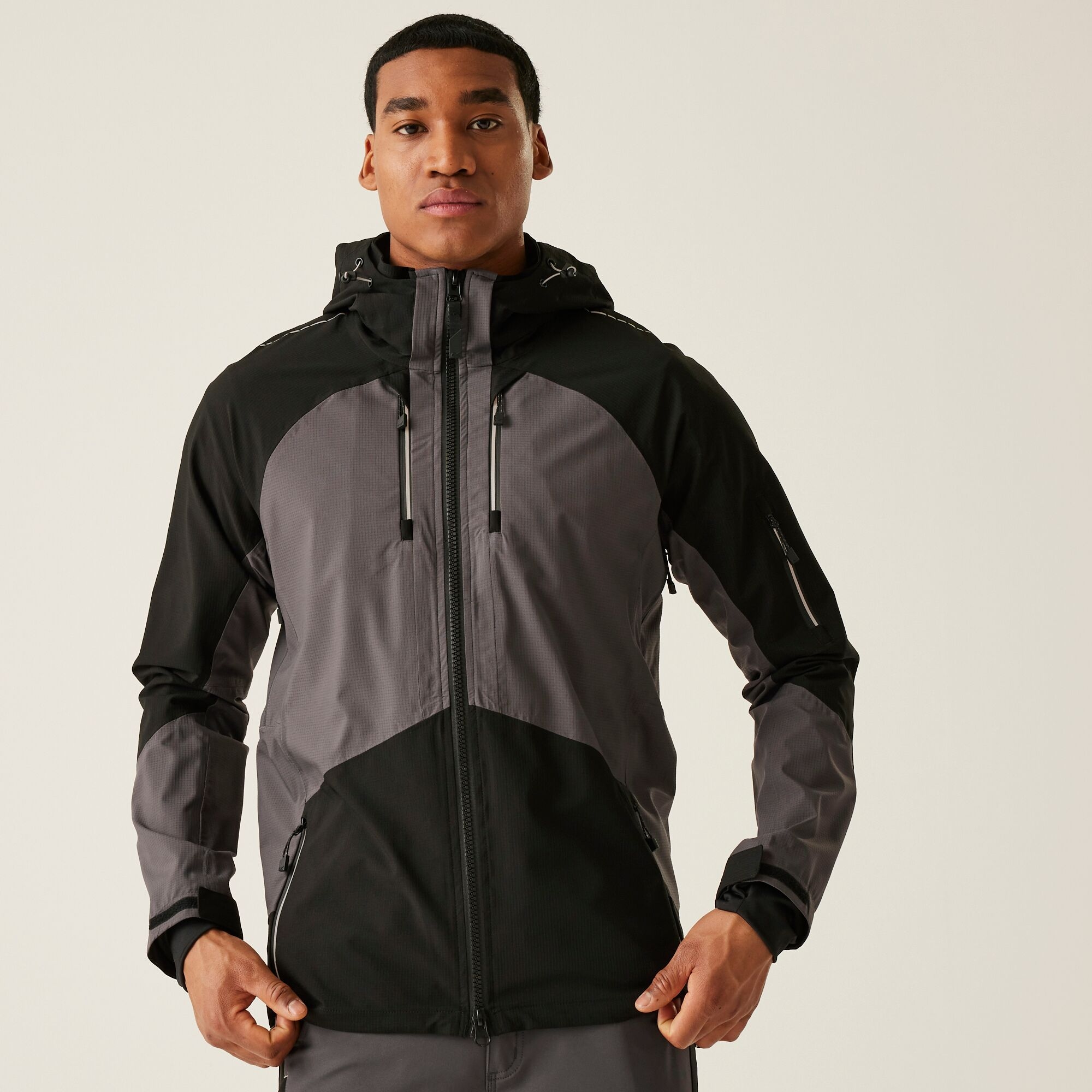 Regatta Professional Waterproof 4Tex Stretch Shell Jacket Size: 3XL Men's Grey