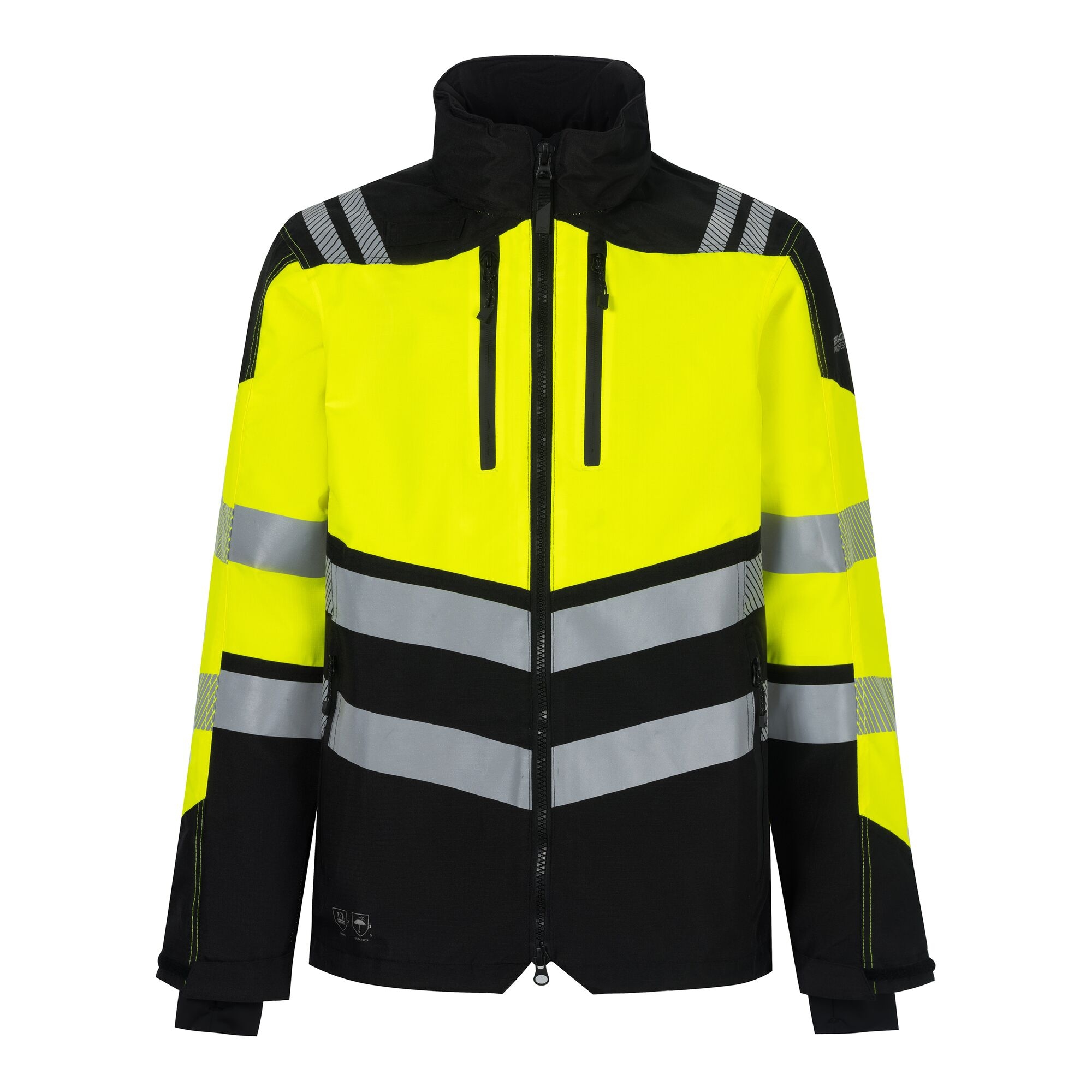 Herren Hi-Vis X-Pro Waterproof Shelljacke Class 2 Größe  L Gelb Regatta Professional - Image 1