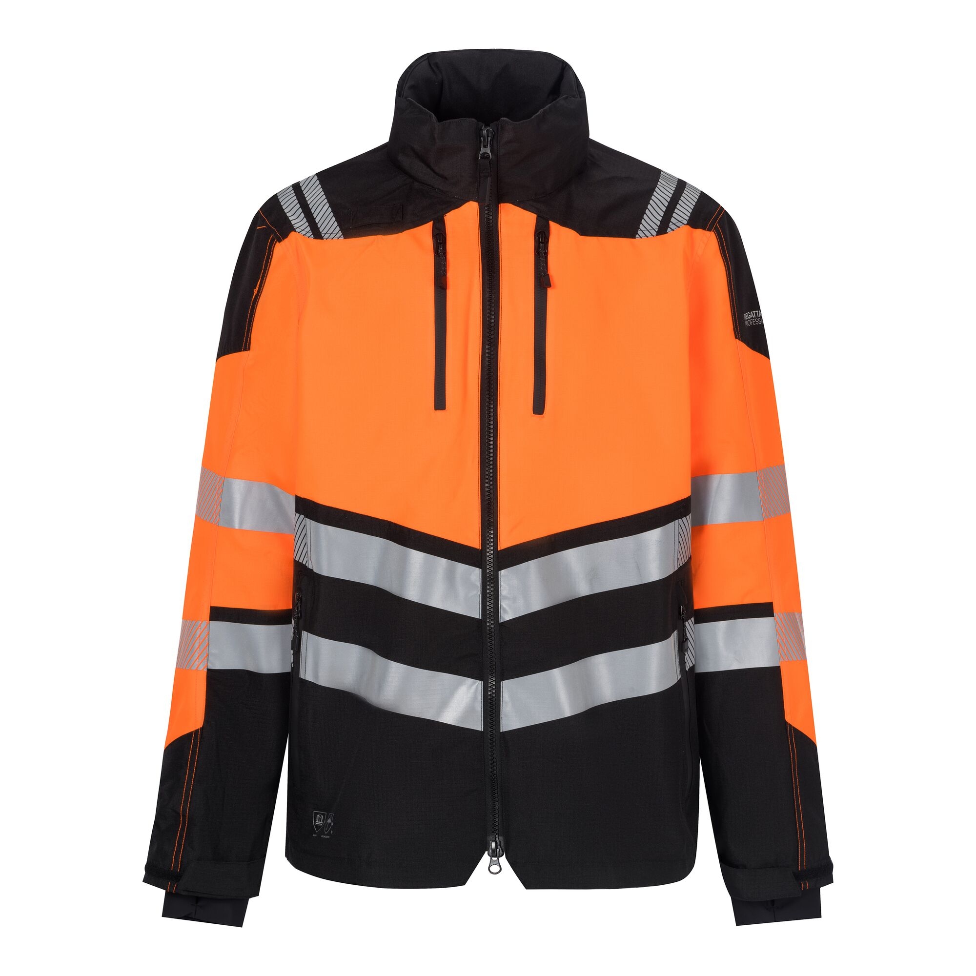Regatta Professional Men's Waterproof Hi-Vis X-Pro Shell Jacket Class 2 - Orange 3XL