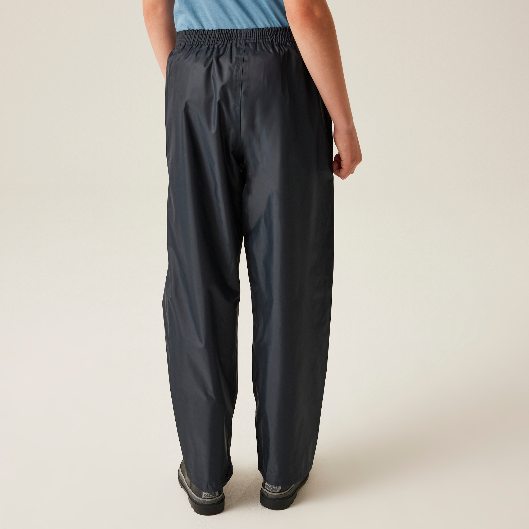 Regatta Professional Dziecięce spodnie ochronne wodoodporne Stormbreak Granatowy