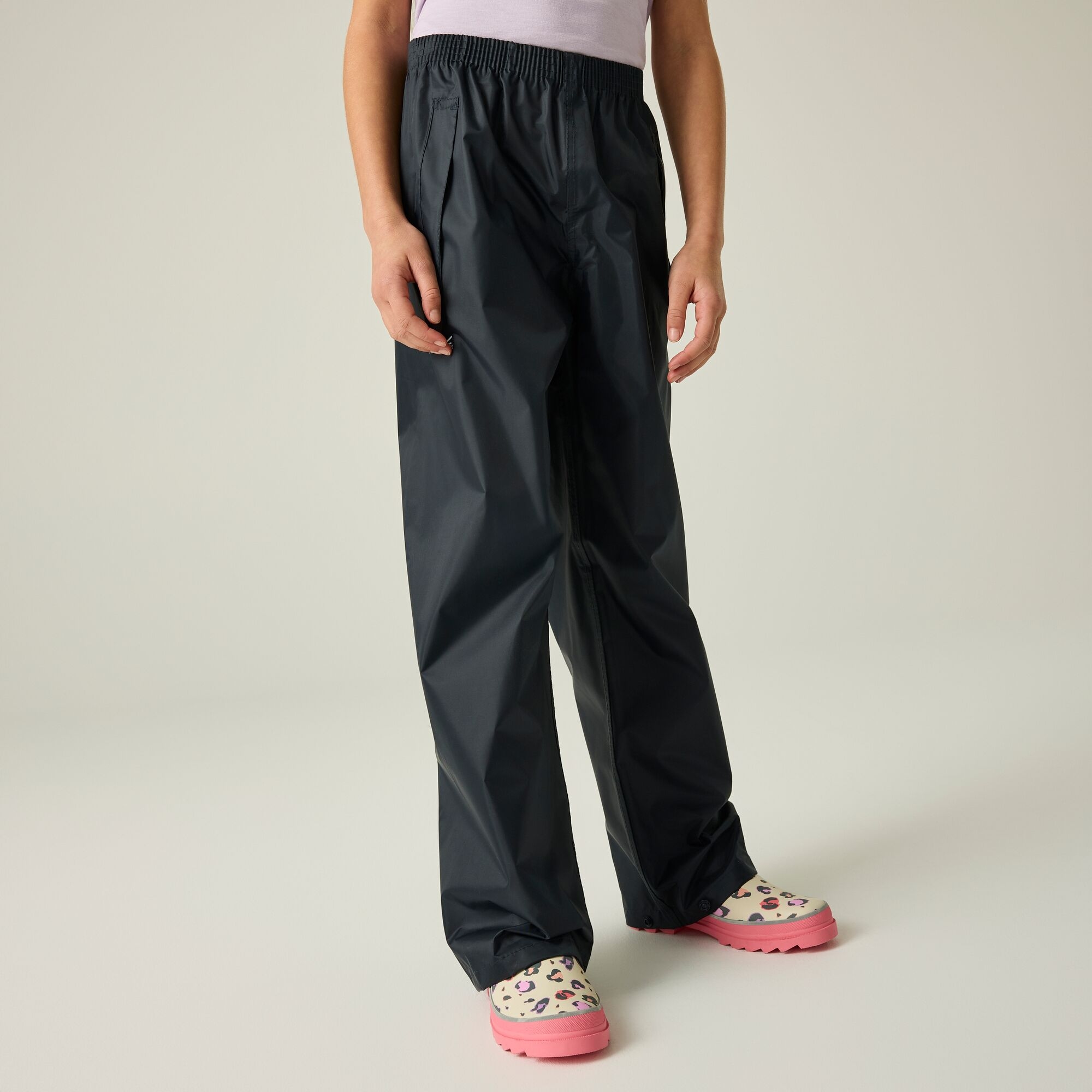 Regatta   Spodnie dziecięce ochronne wodoodporne Stormbreak Niebieski