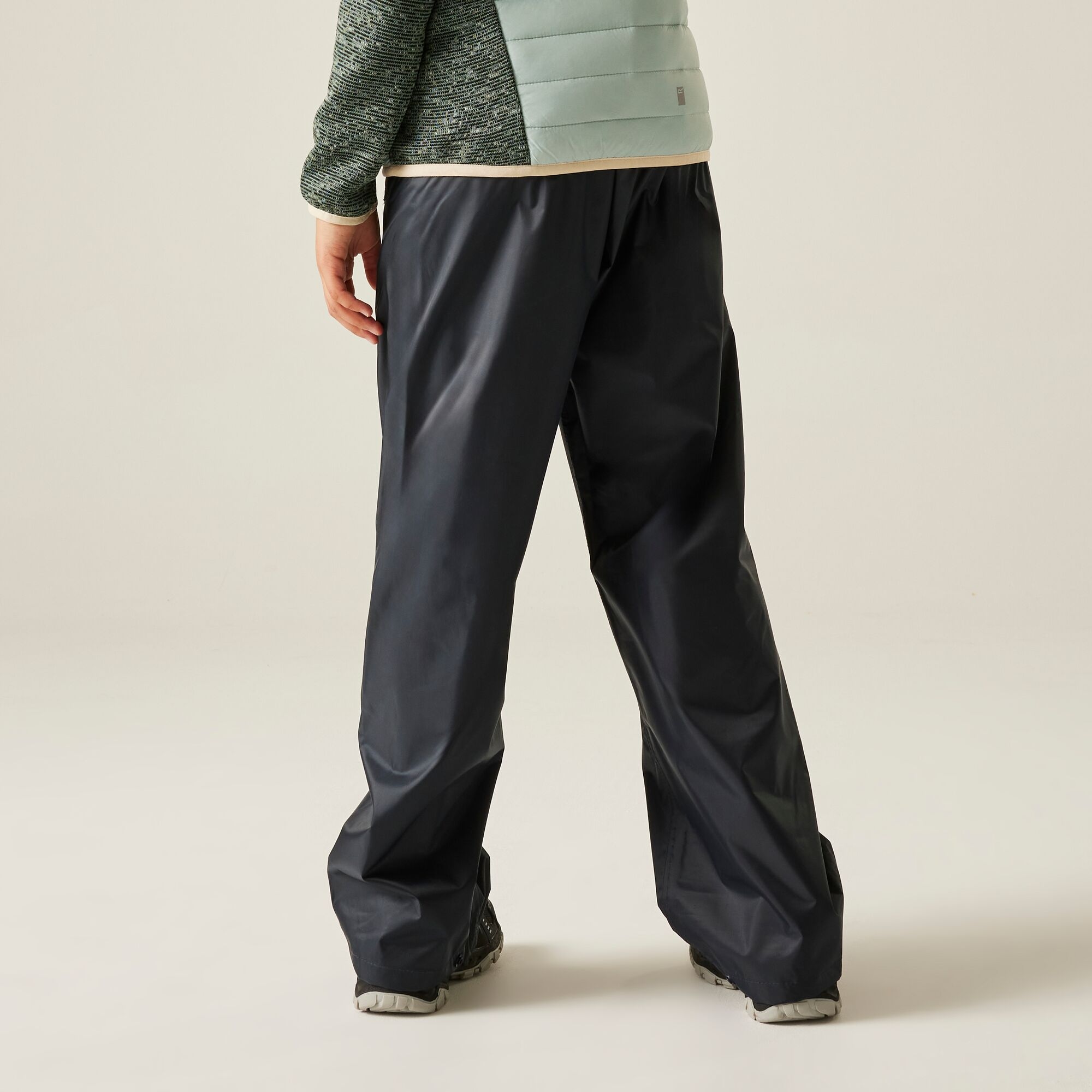 Spodnie dziecięce ochronne wodoodporne Stormbreak Granatowy