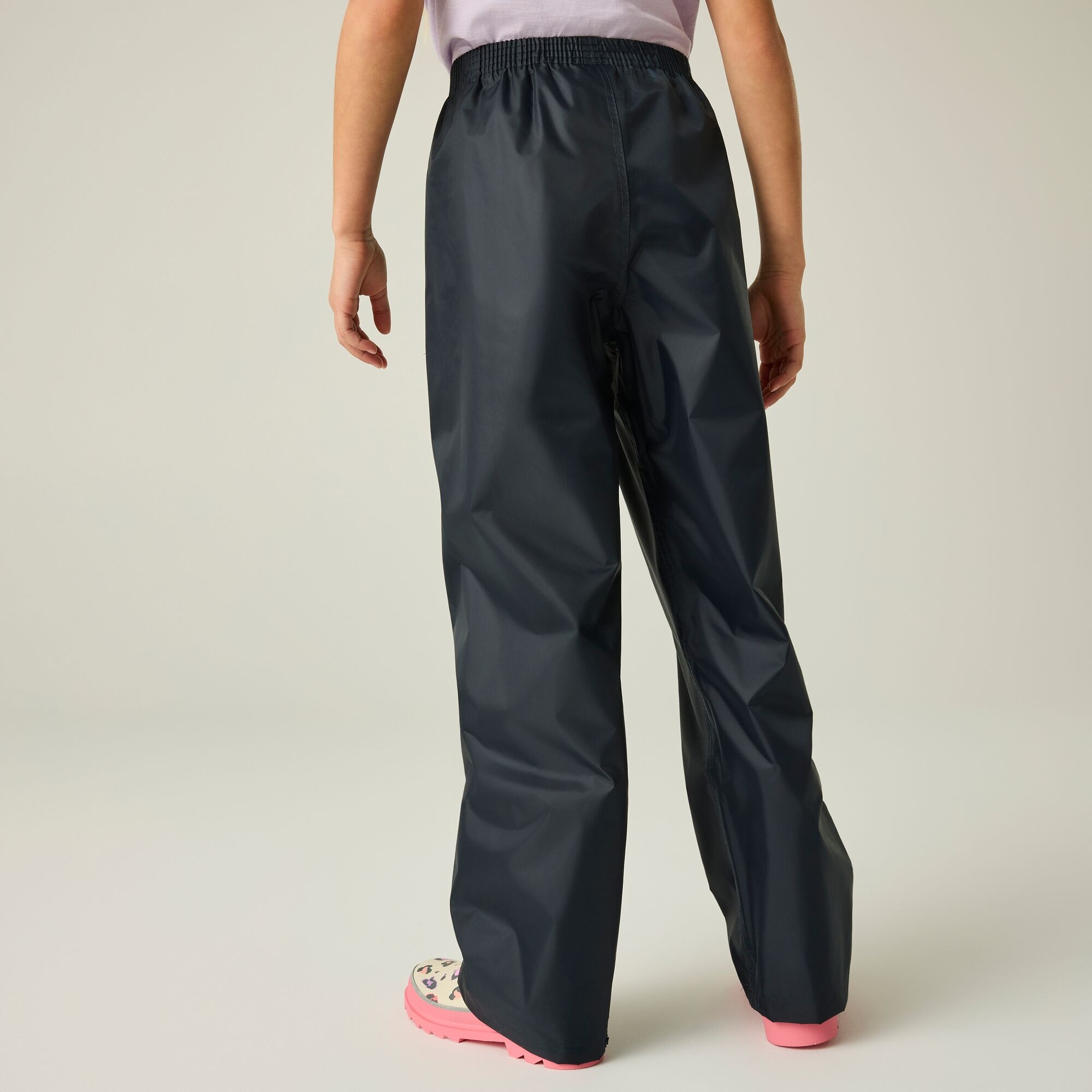 Regatta Spodnie dziecięce ochronne wodoodporne Stormbreak Granatowy