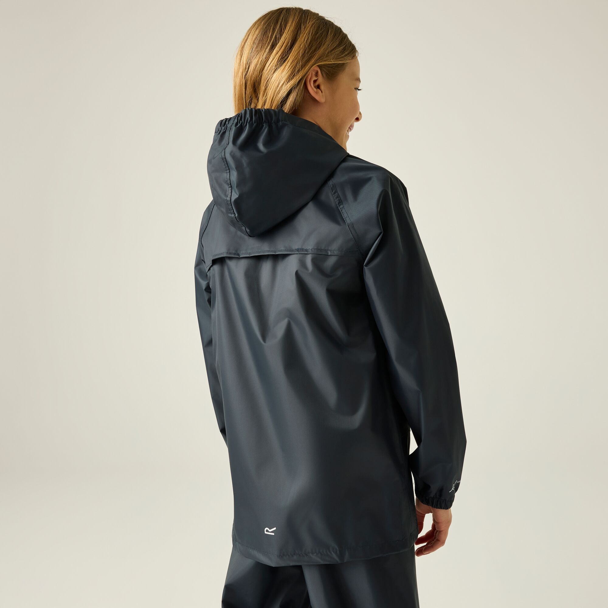 Regatta   Kurtka dziecięca przeciwdeszczowa Stormbreak Niebieski