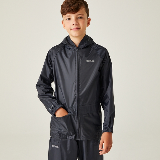 Veste technique junior imperméable Stormbreak Marin