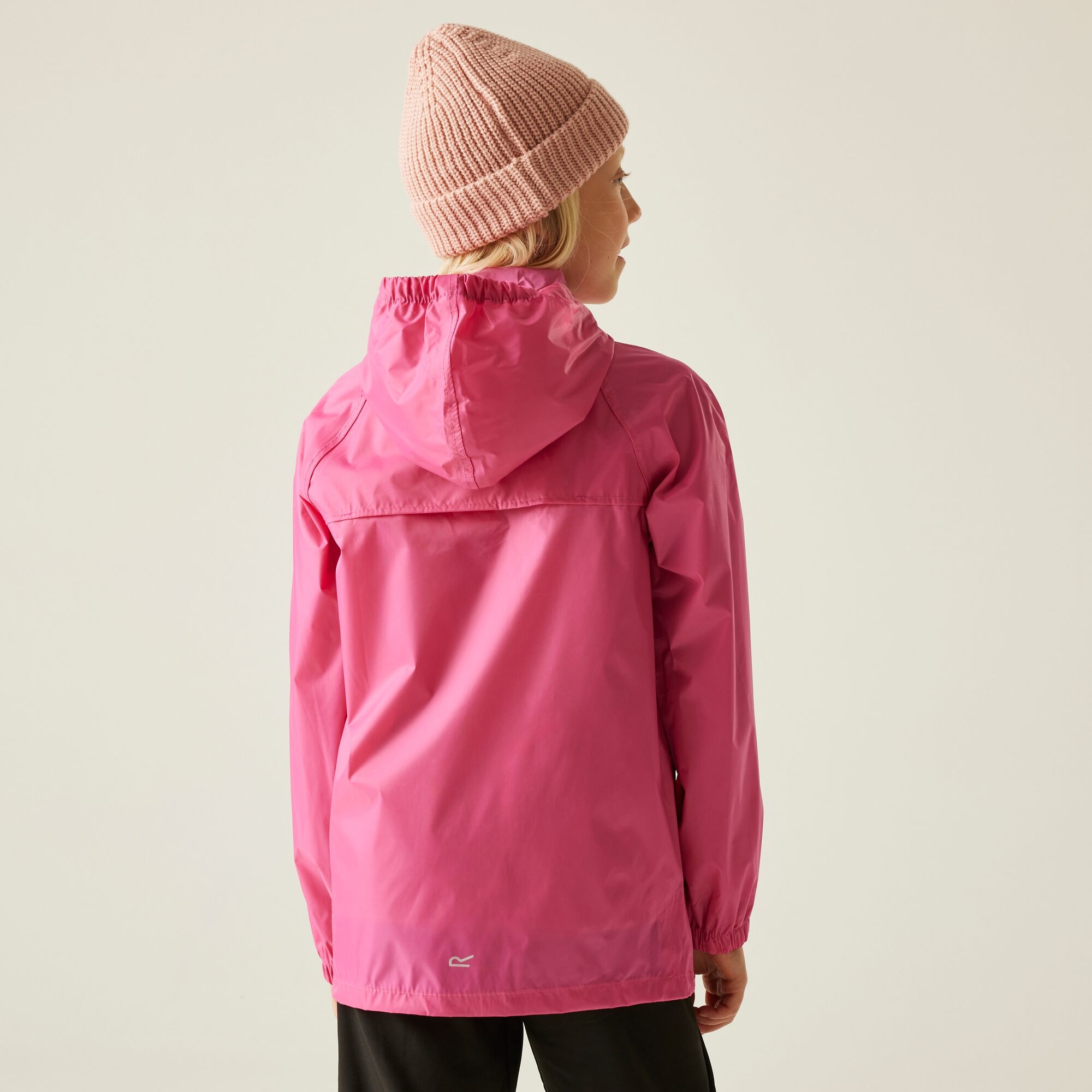 Regatta Kurtka dziecięca przeciwdeszczowa Stormbreak Różowy
