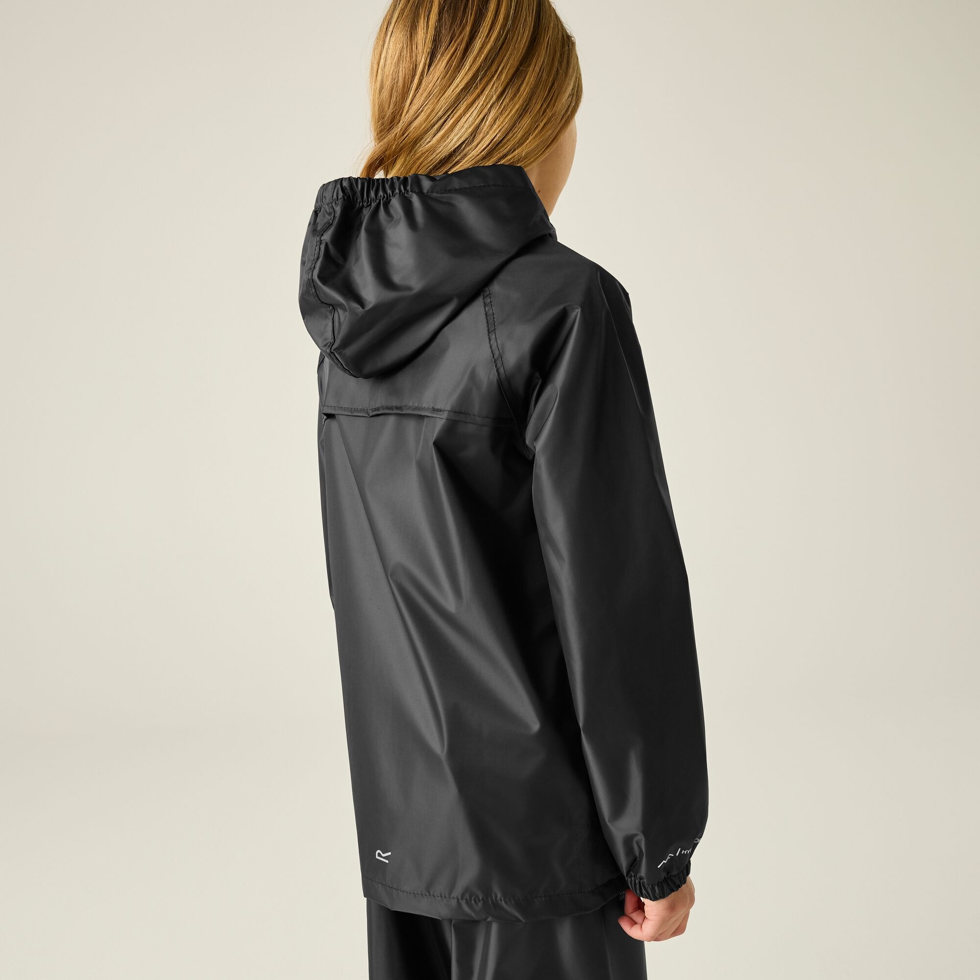 Regatta Regatta Kurtka dziecięca przeciwdeszczowa Stormbreak Czarny