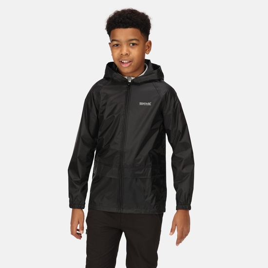 Kids' Stormbreak Waterproof Jacket Black 