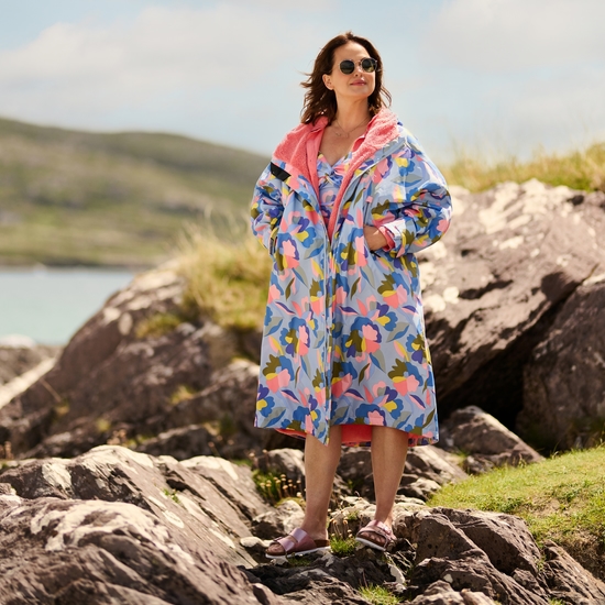 Giovanna Fletcher - Changing Robe Abstract Floral Print